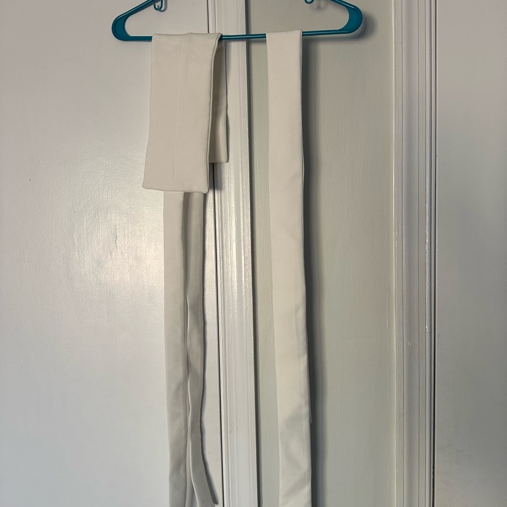 Odd Muse Elegant White Belt Blazer - Picture 3 of 8